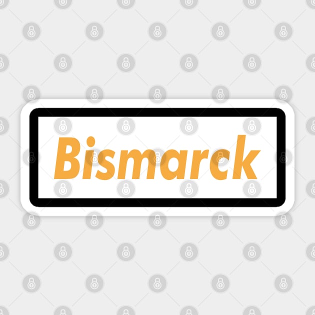 Bismarck Meat Brown Sticker by WE BOUGHT ZOO